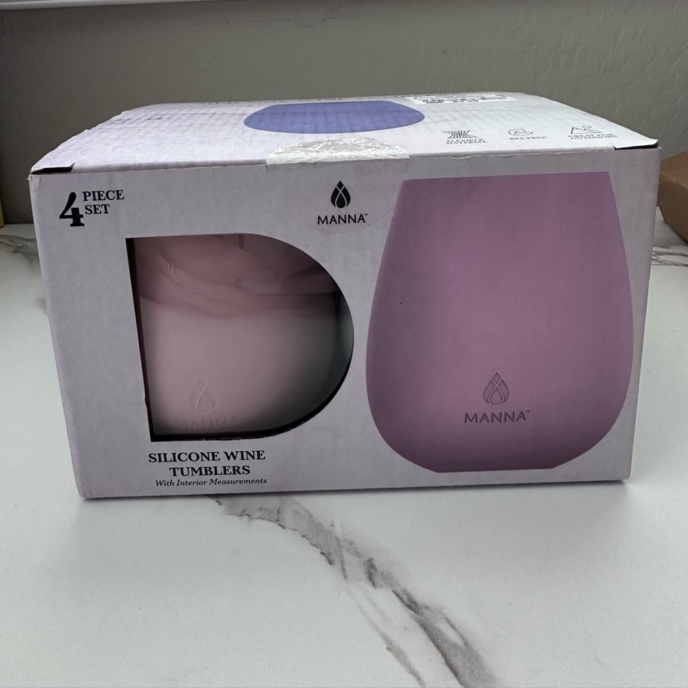 Manna 14-fl oz Plastic Insulated Wine Tumbler Assorted Pinks/Purples
